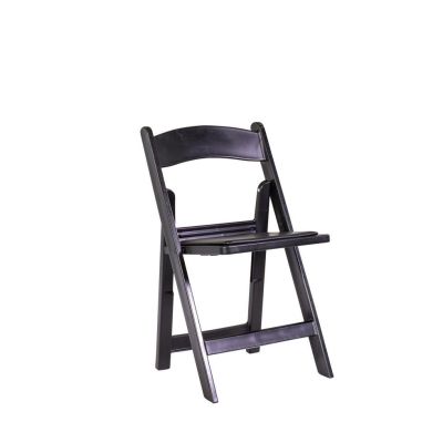 Image of Black Resin Folding Chair